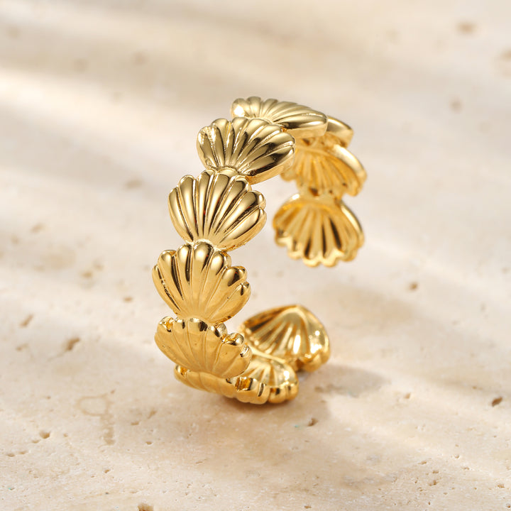 Anillo Abierto Concha Waterproof