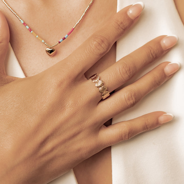 Anillo Abierto Concha Waterproof