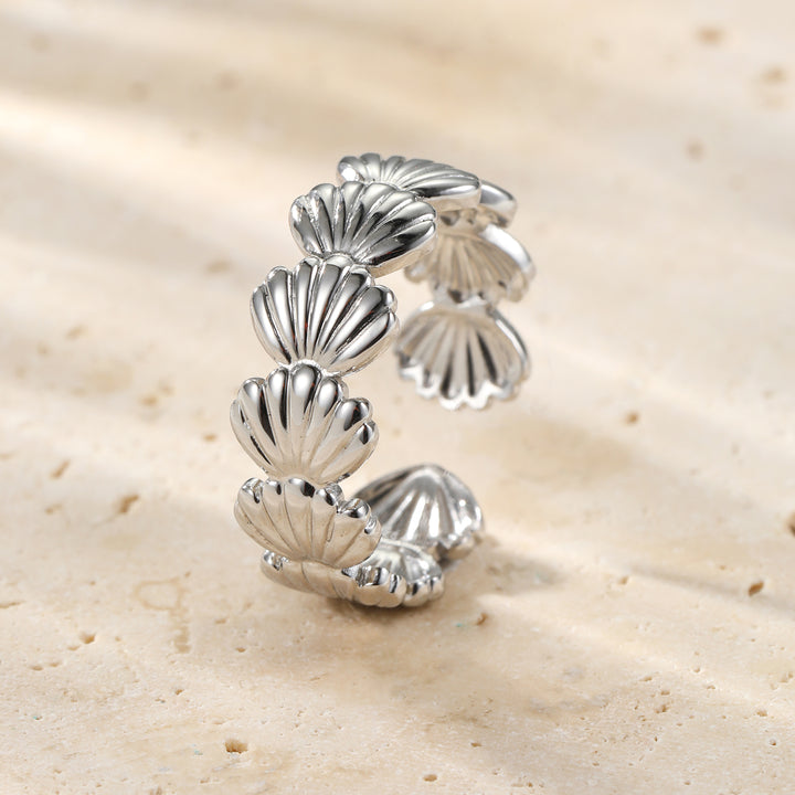 Anillo Abierto Concha Waterproof