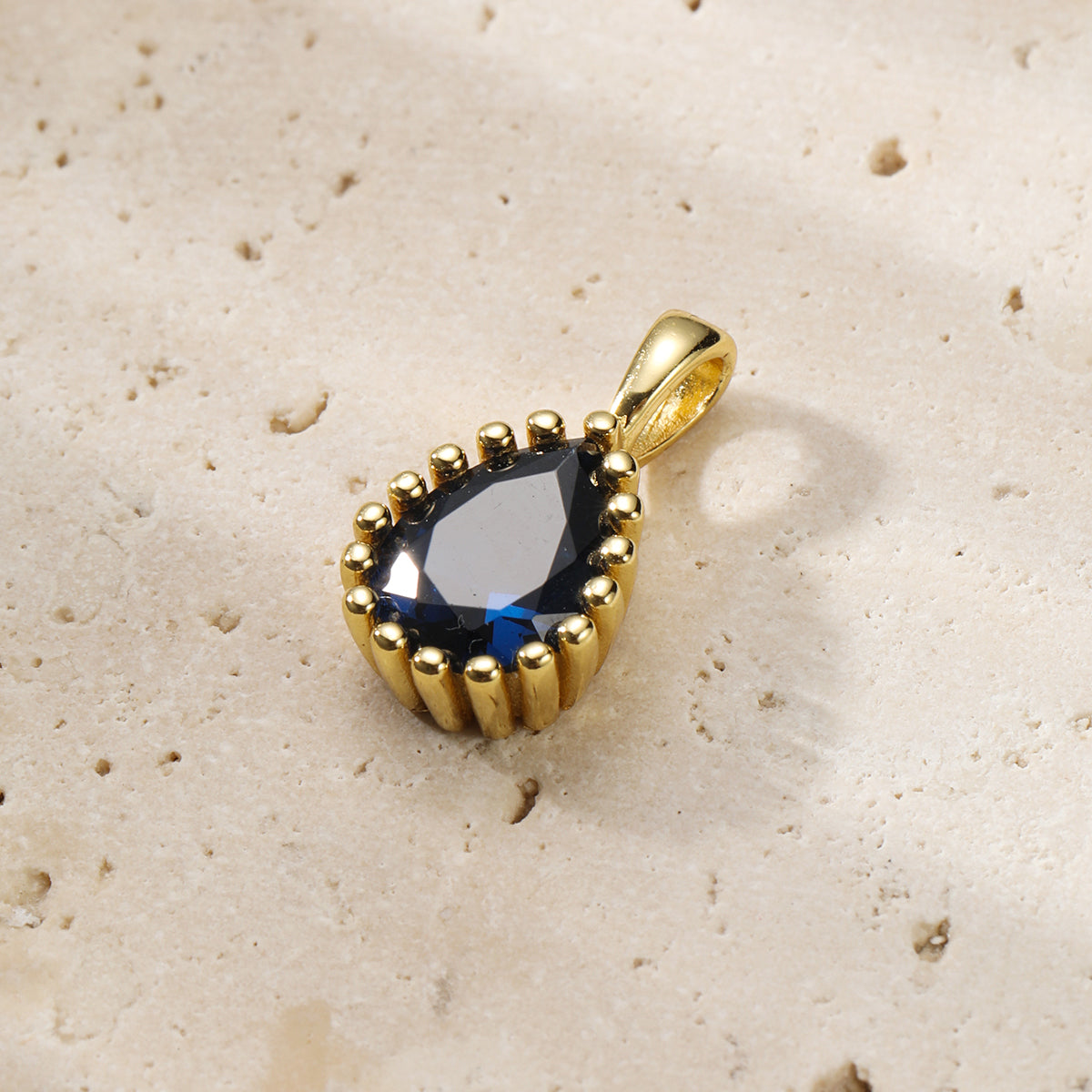 Collar Birthstone Septiembre Zafiro Plata de Ley 925