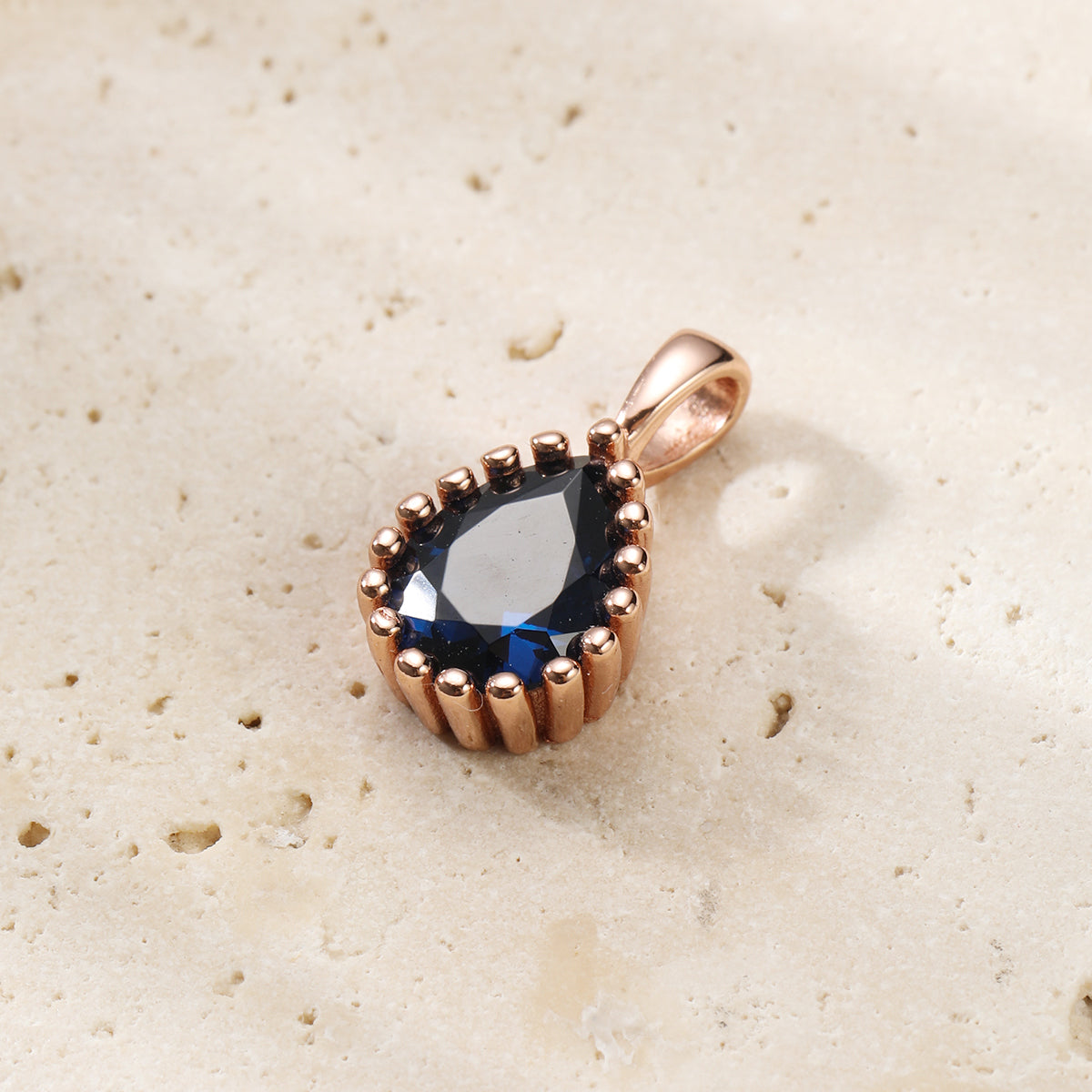 Collar Birthstone Septiembre Zafiro Plata de Ley 925