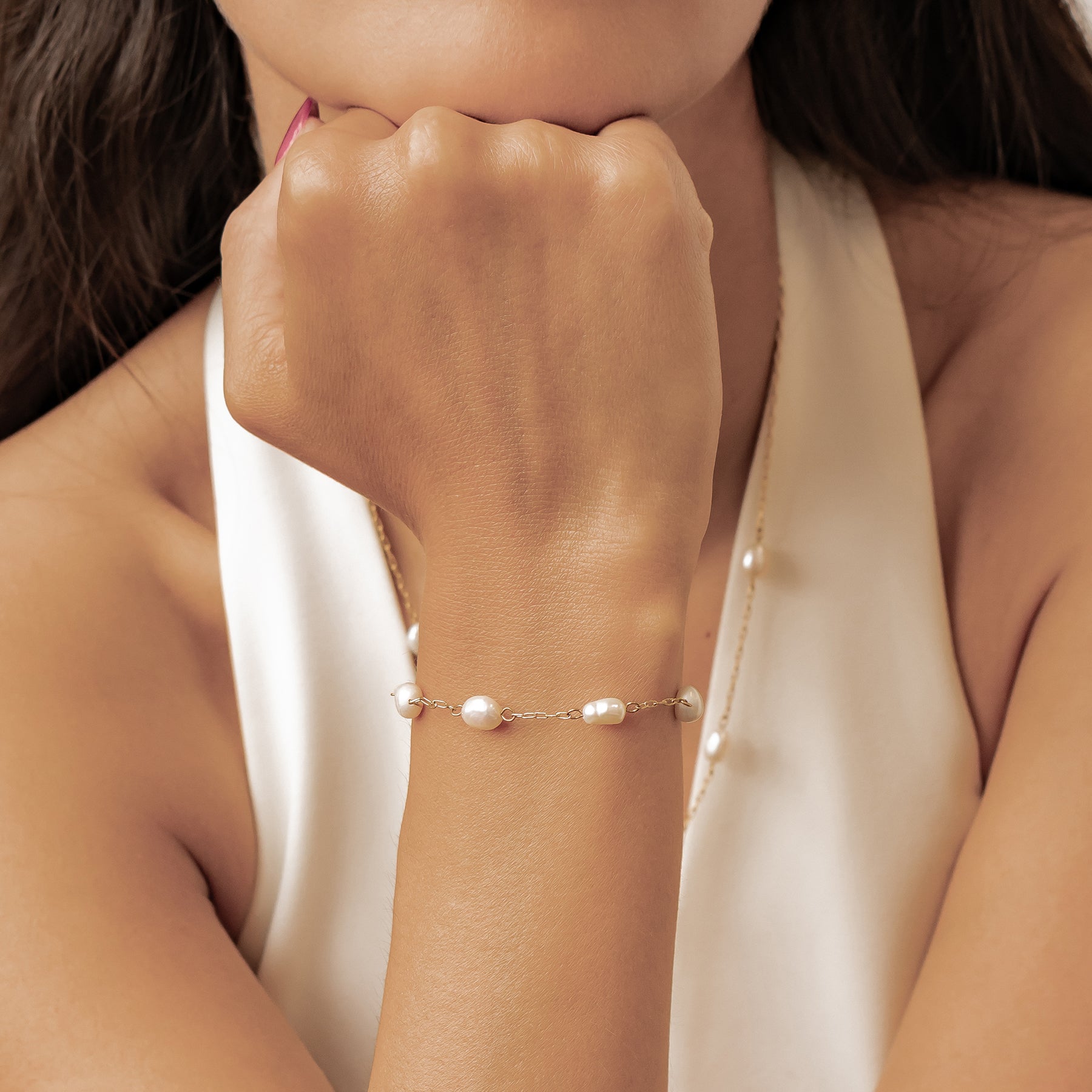 Serene Pearl Bracelet Waterproof