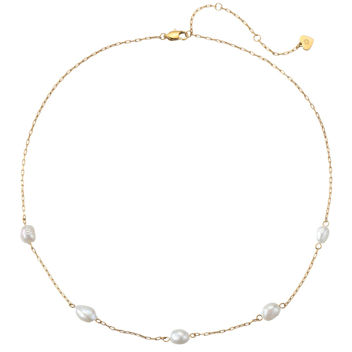 Elegante Perlenkette wasserfest
