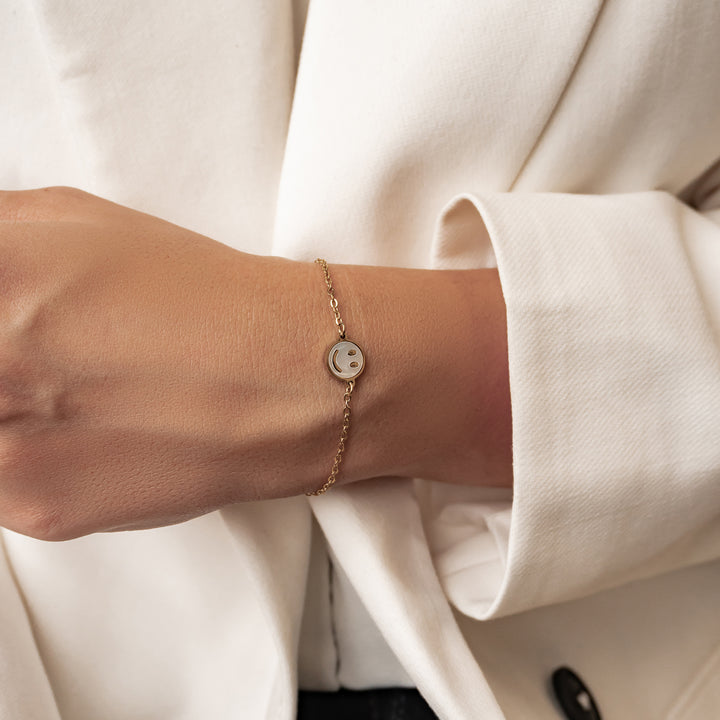 Pulsera Concha Smiley Waterproof