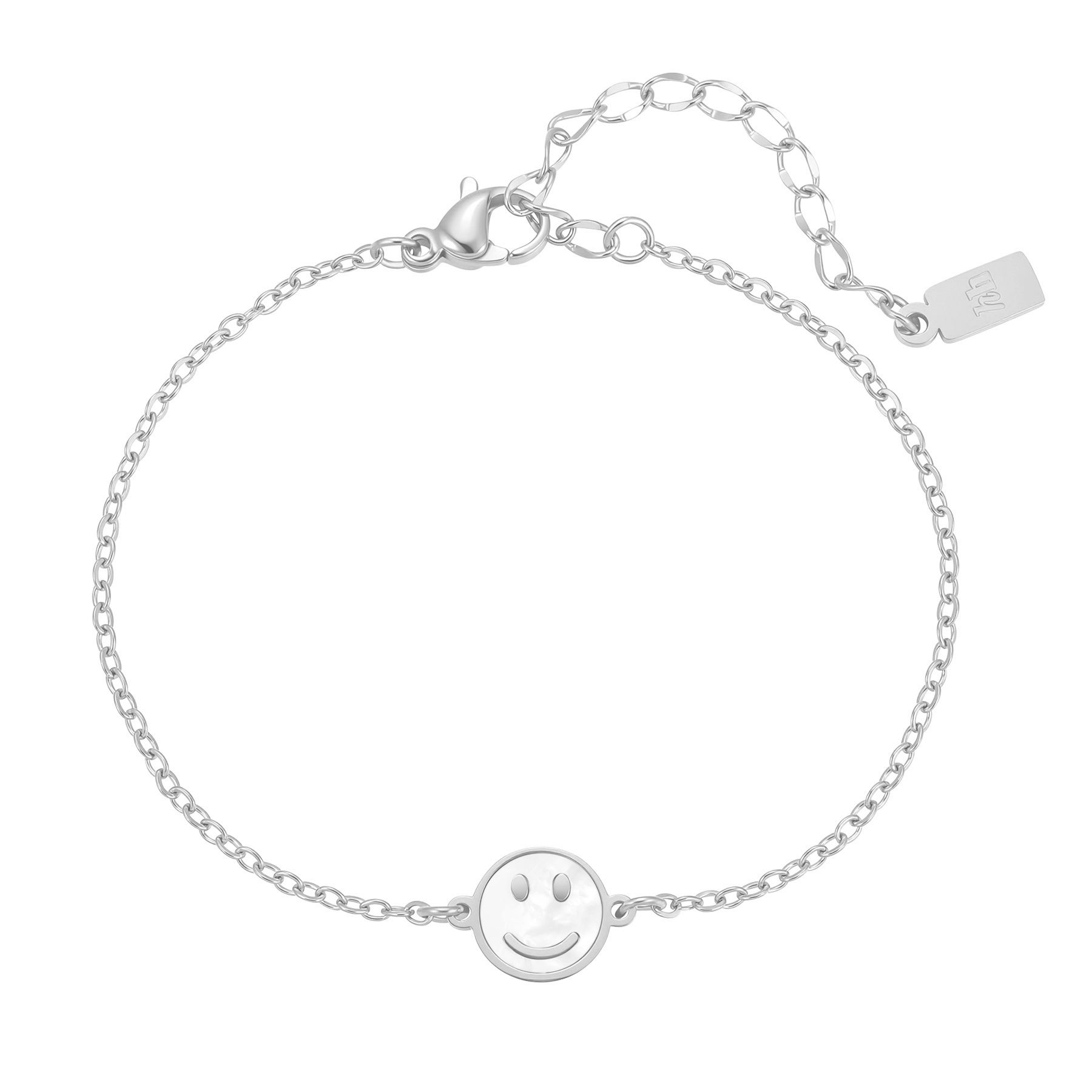 Smiley Muschel Armband wasserdicht