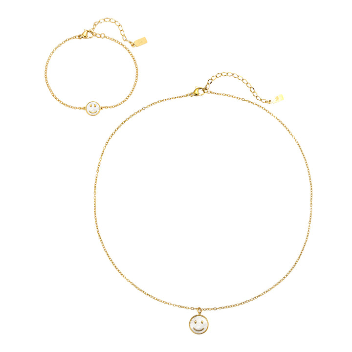 Set Joyería Shell Smiley Waterproof