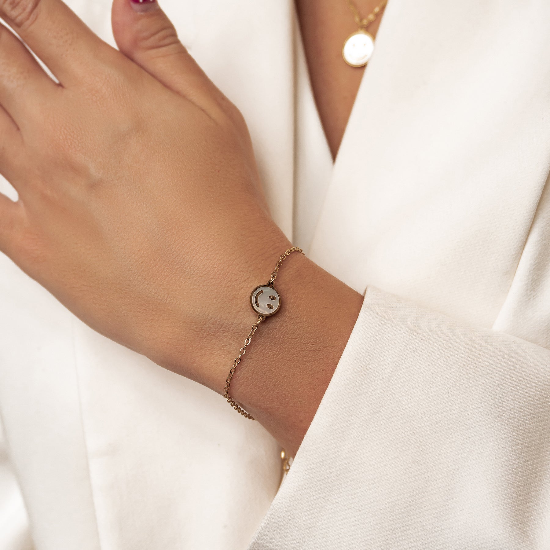 Set Joyería Shell Smiley Waterproof