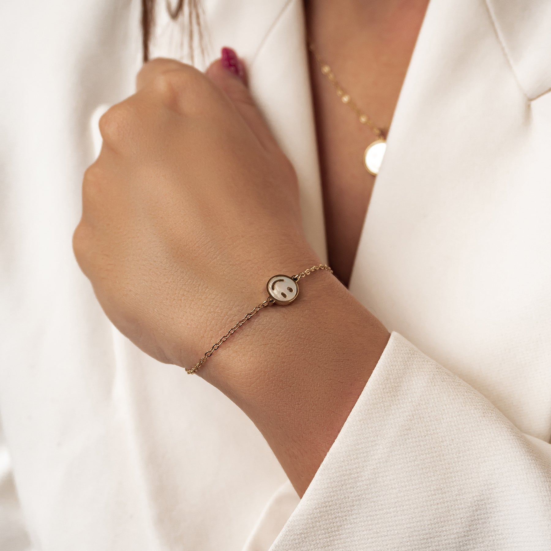 Set Joyería Shell Smiley Waterproof