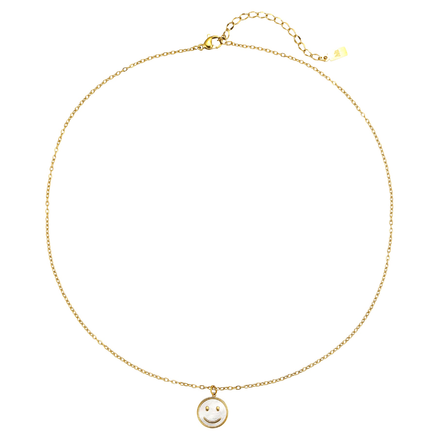 Colgante sonriente de concha impermeable