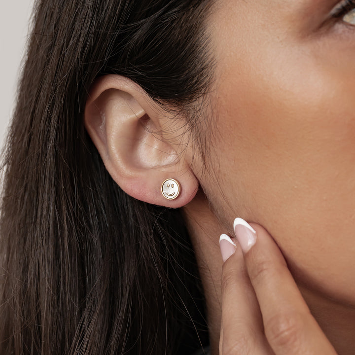 Boucles d’Oreilles Shell Smiley Waterproof