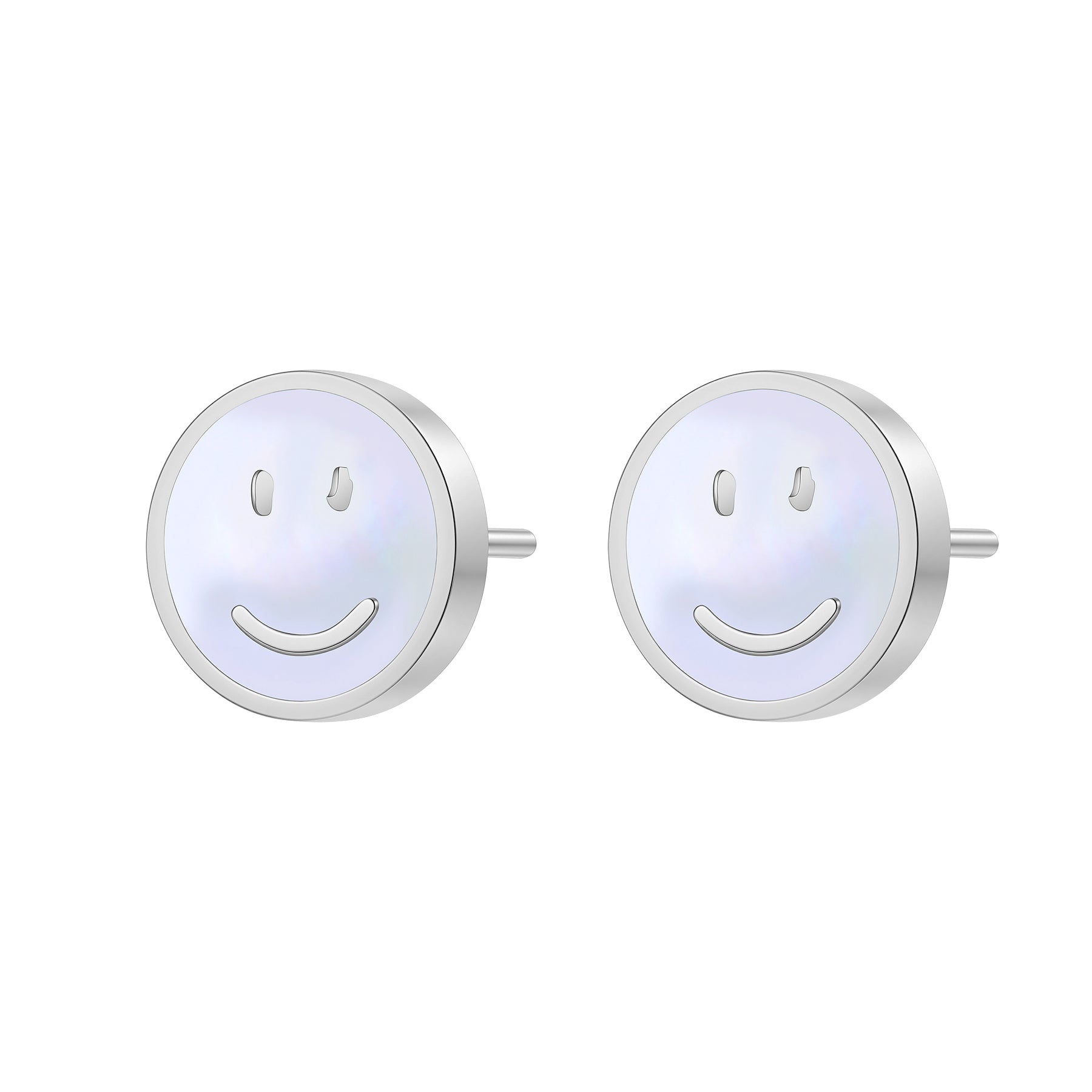 Muschel Smiley Ohrstecker – wasserdicht