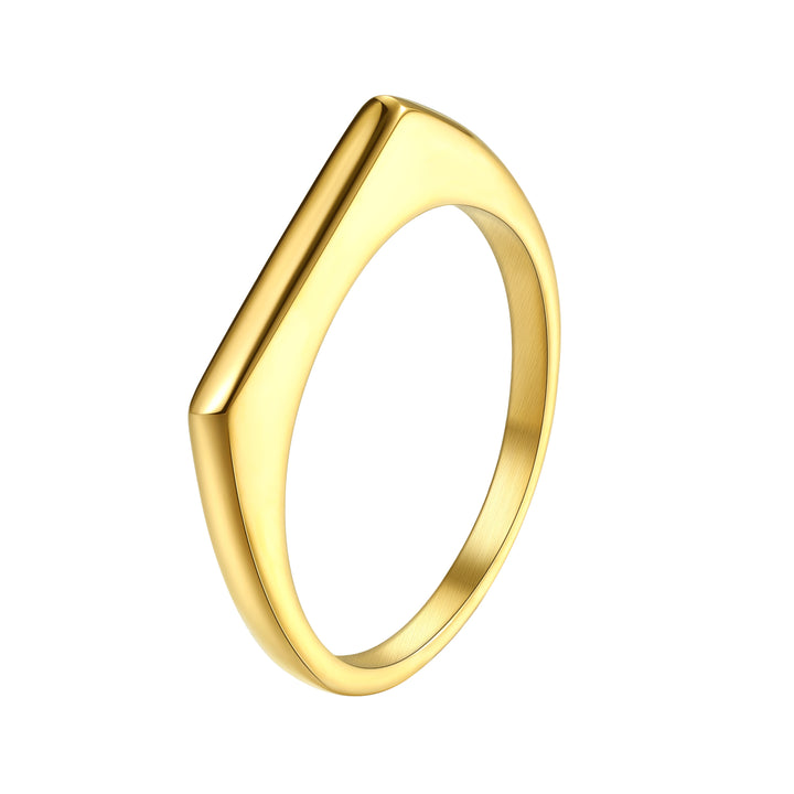 Bague Svelte Arc Acier Inoxydable