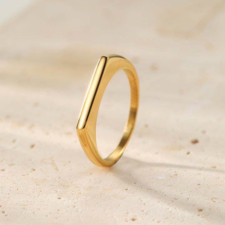 Bague Svelte Arc Acier Inoxydable