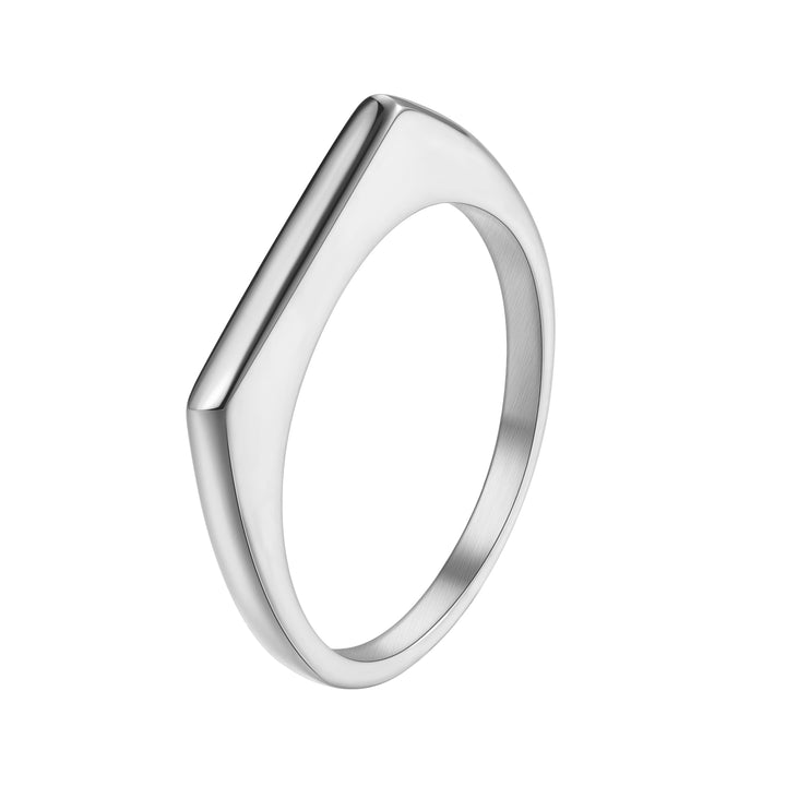 Bague Svelte Arc Acier Inoxydable