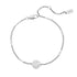 Brazalete Cara Sonriente en Plata