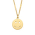 Collar Colgante Cara Smiley en Oro