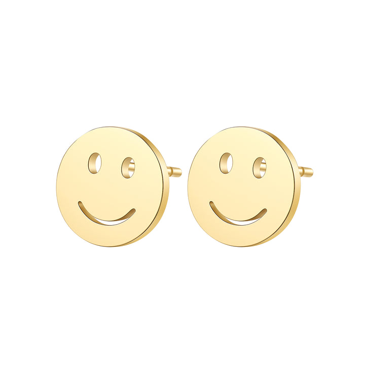 Smiley Face Stud Earrings