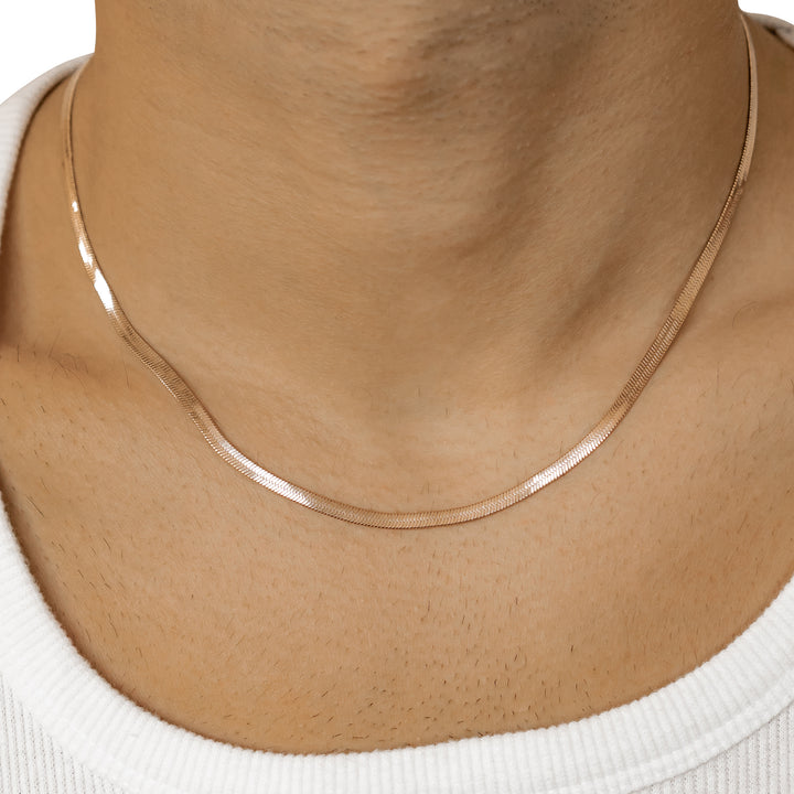 Set Joyería Hombre Cadena Serpiente Waterproof
