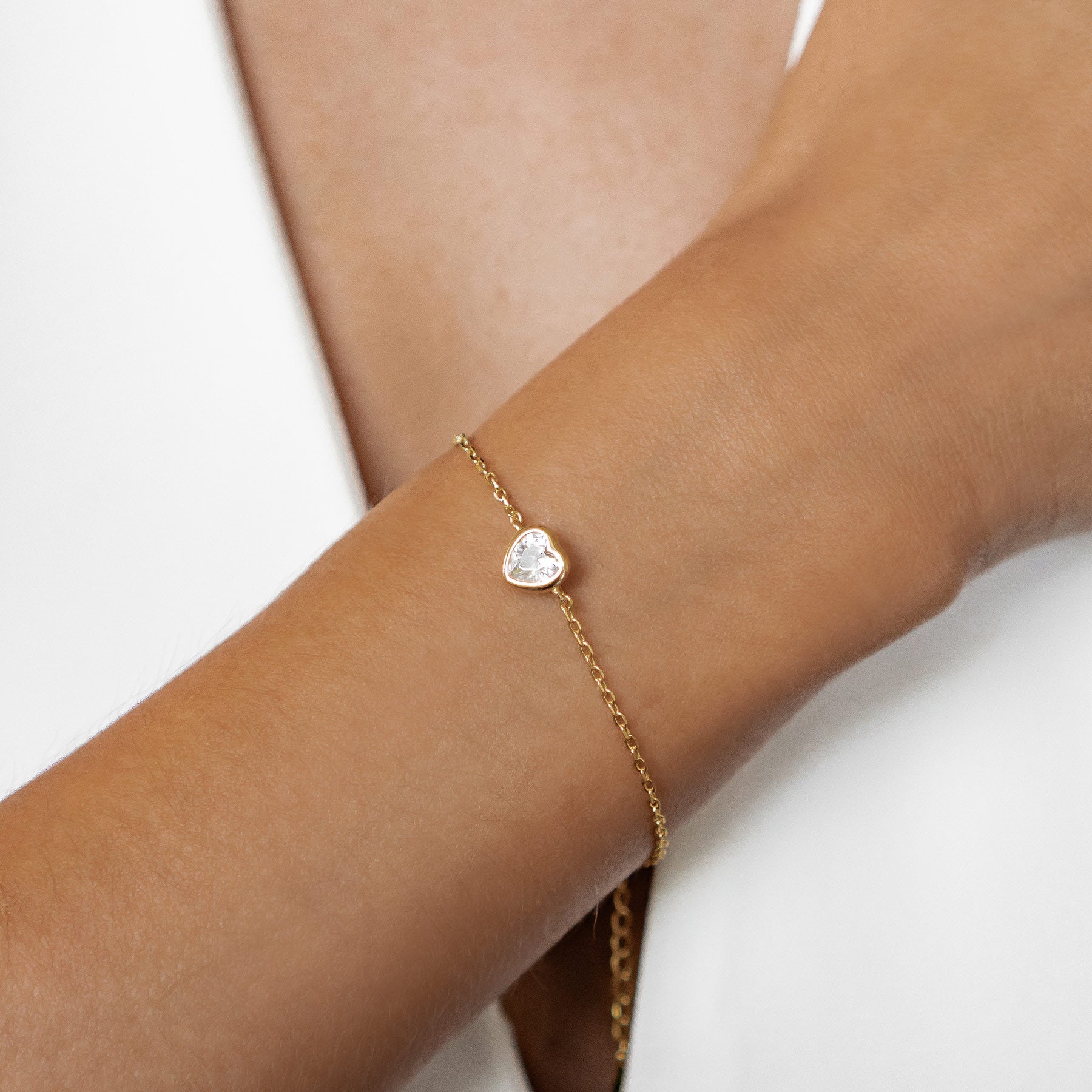 Sparkling Heart Jewelry Set Sterling Silver