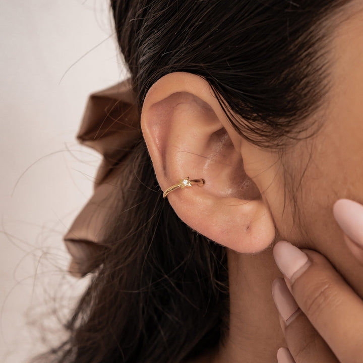 Star Ear Cuff Sterling Silver