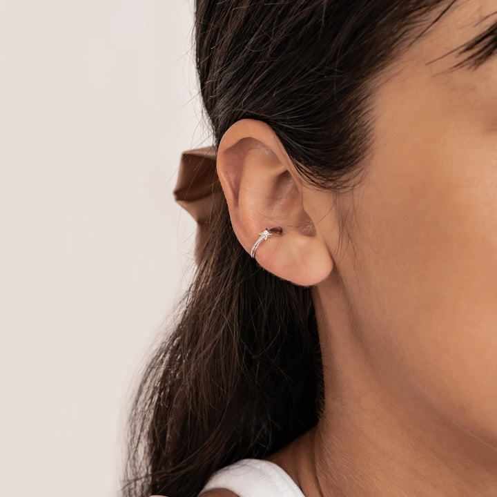 Star Ear Cuff Sterling Silver