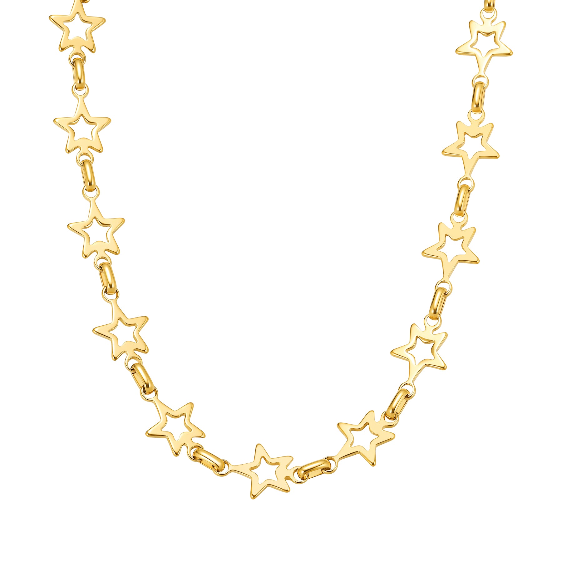 Star Link Statement Necklace Waterproof
