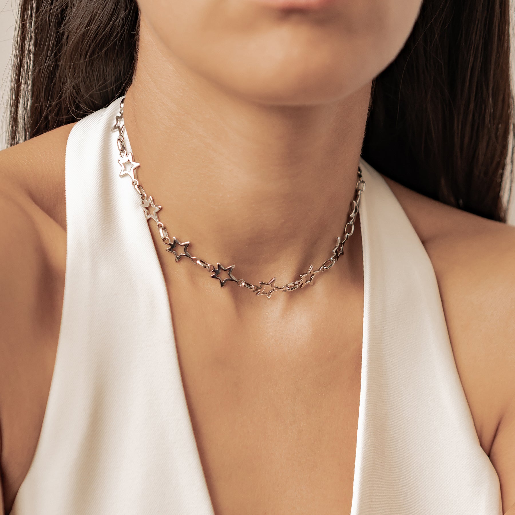 Star Link Statement Necklace Waterproof