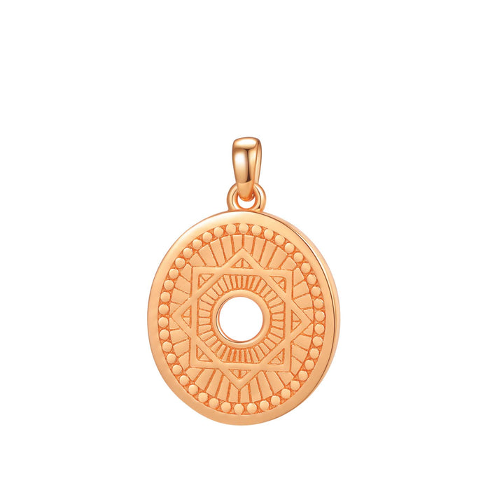 Collar Colgante Estrella Lakshmi Mandala Visión Plata de Ley 925
