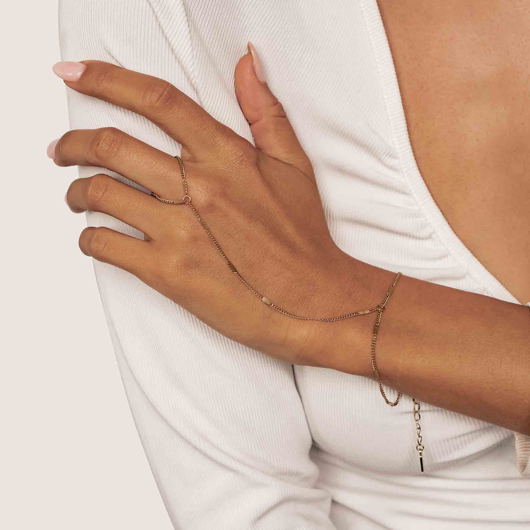 Starburst Hand Chain Bracelet