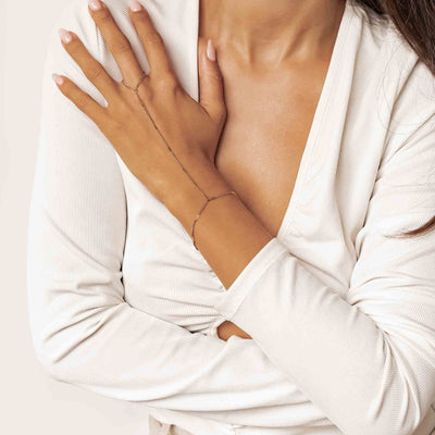 Starburst Hand Chain Bracelet