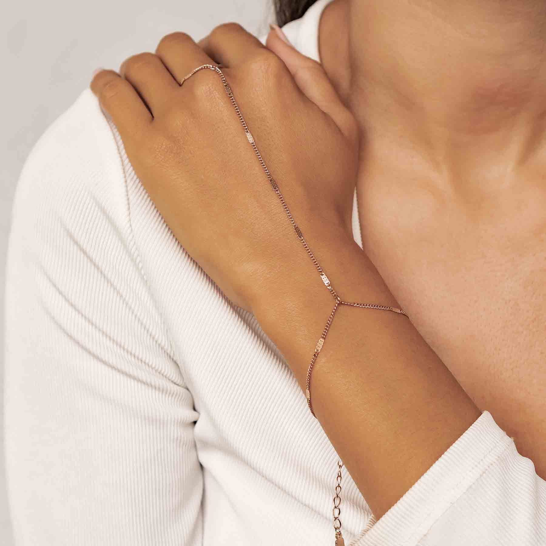 Starburst Hand Chain Bracelet