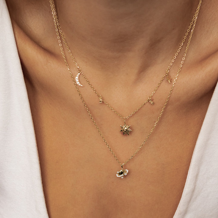 Conjunto Collares Cielo Estrellado Plata de Ley 925