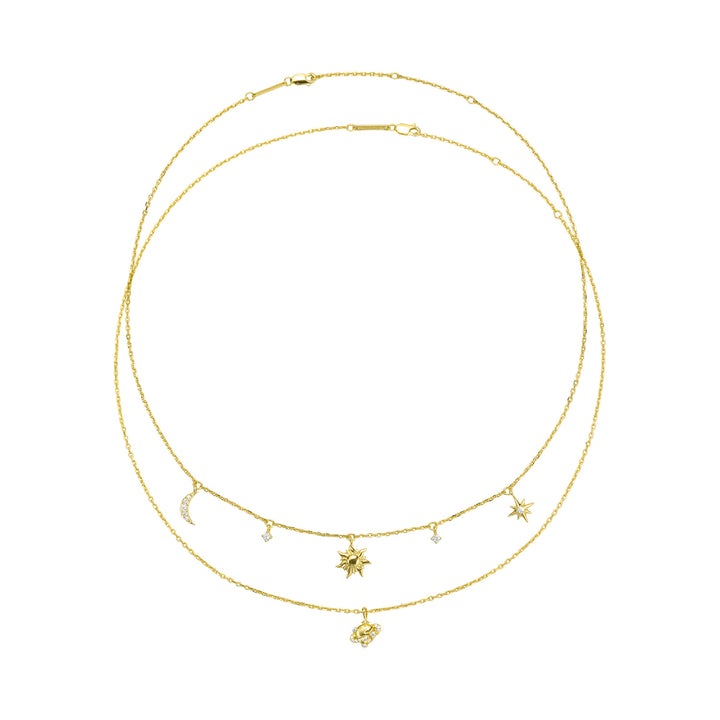 Starry Sky Halsketten-Set Sterling Silber