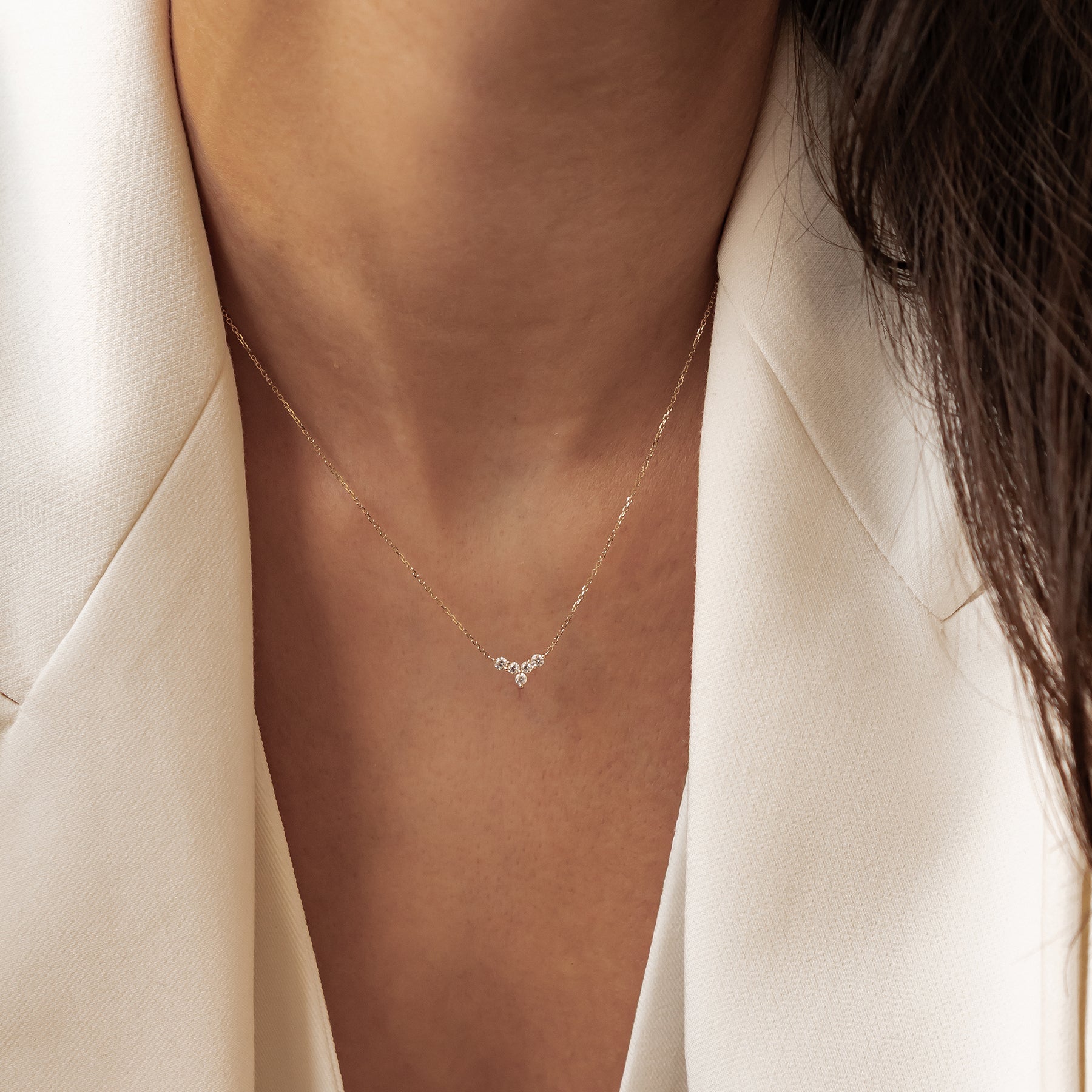 Strength Necklace 14K Gold