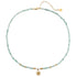 Sun Charm Pearl Bead Necklace Waterproof