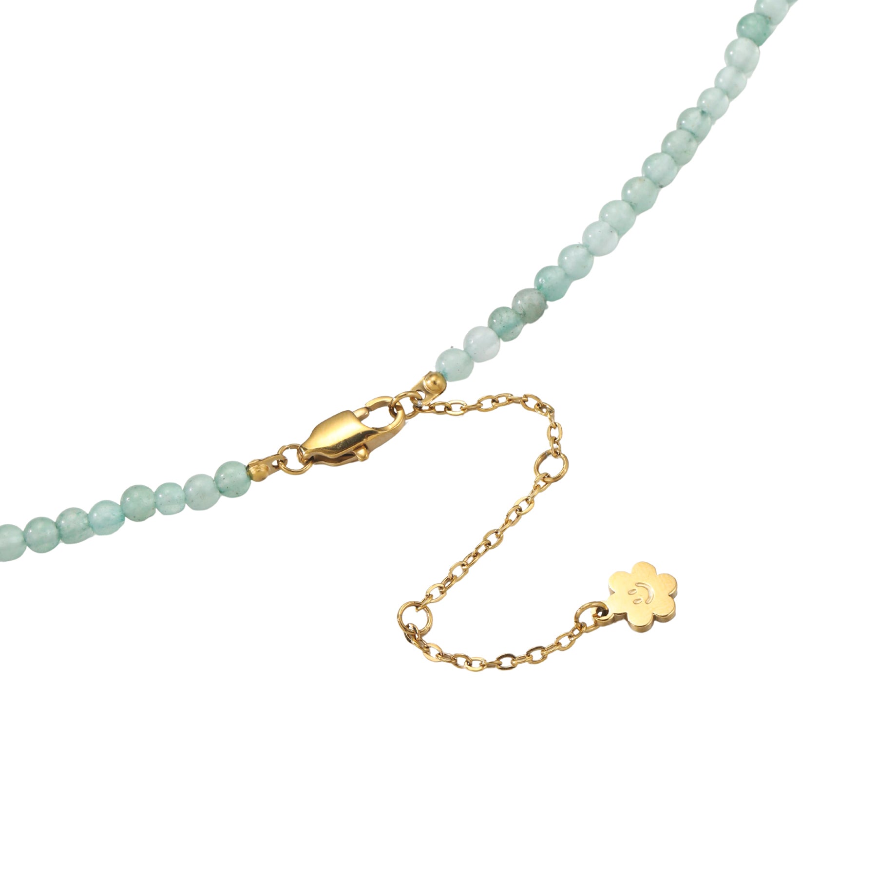 Sun Charm Pearl Bead Necklace Waterproof