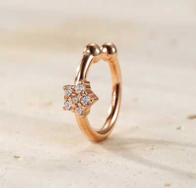 Sonnenstrahlen Ear Cuff – 925er Sterlingsilber