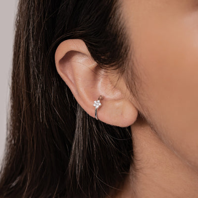 Sonnenstrahlen Ear Cuff – 925er Sterlingsilber