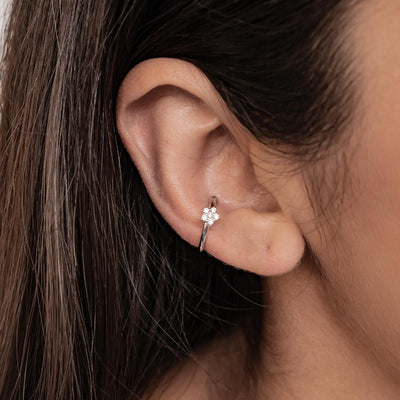 Sonnenstrahlen Ear Cuff – 925er Sterlingsilber