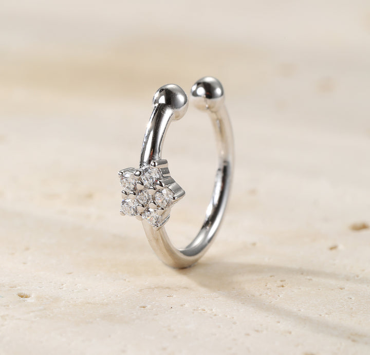 Ear Cuff Rayon de Soleil Argent Sterling
