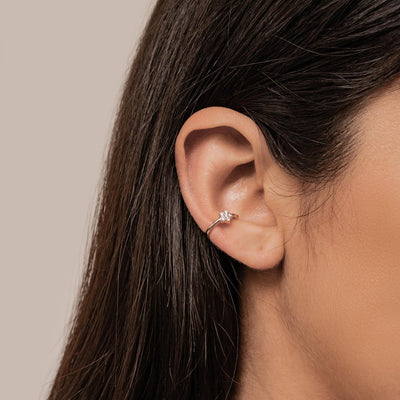 Sonnenstrahlen Ear Cuff – 925er Sterlingsilber