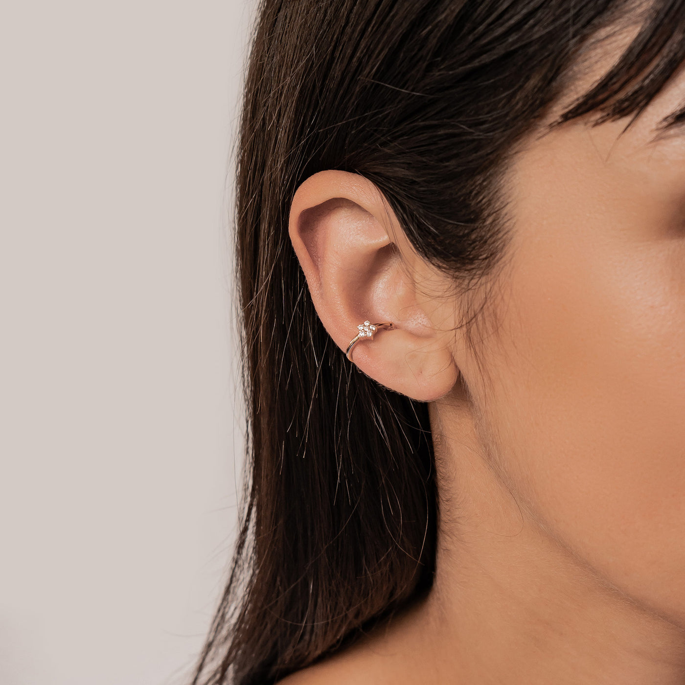 Sonnenstrahlen Ear Cuff – 925er Sterlingsilber