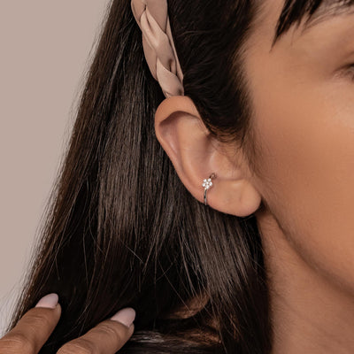 Sonnenstrahlen Ear Cuff – 925er Sterlingsilber