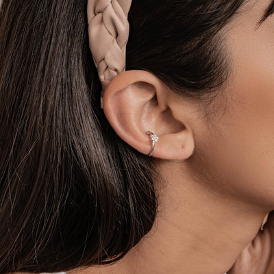 Sonnenstrahlen Ear Cuff – 925er Sterlingsilber