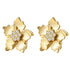 Sunburst Flower Stud Earrings Waterproof