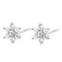 Sunburst Stud Earrings Sterling Silver