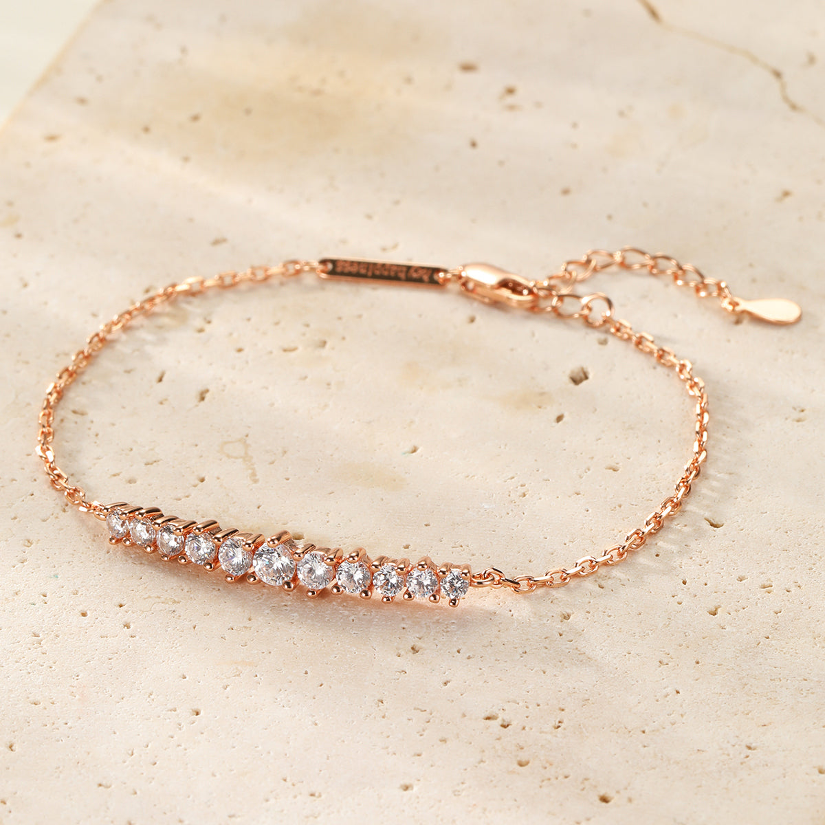 Tennis-Armband aus Sterlingsilber