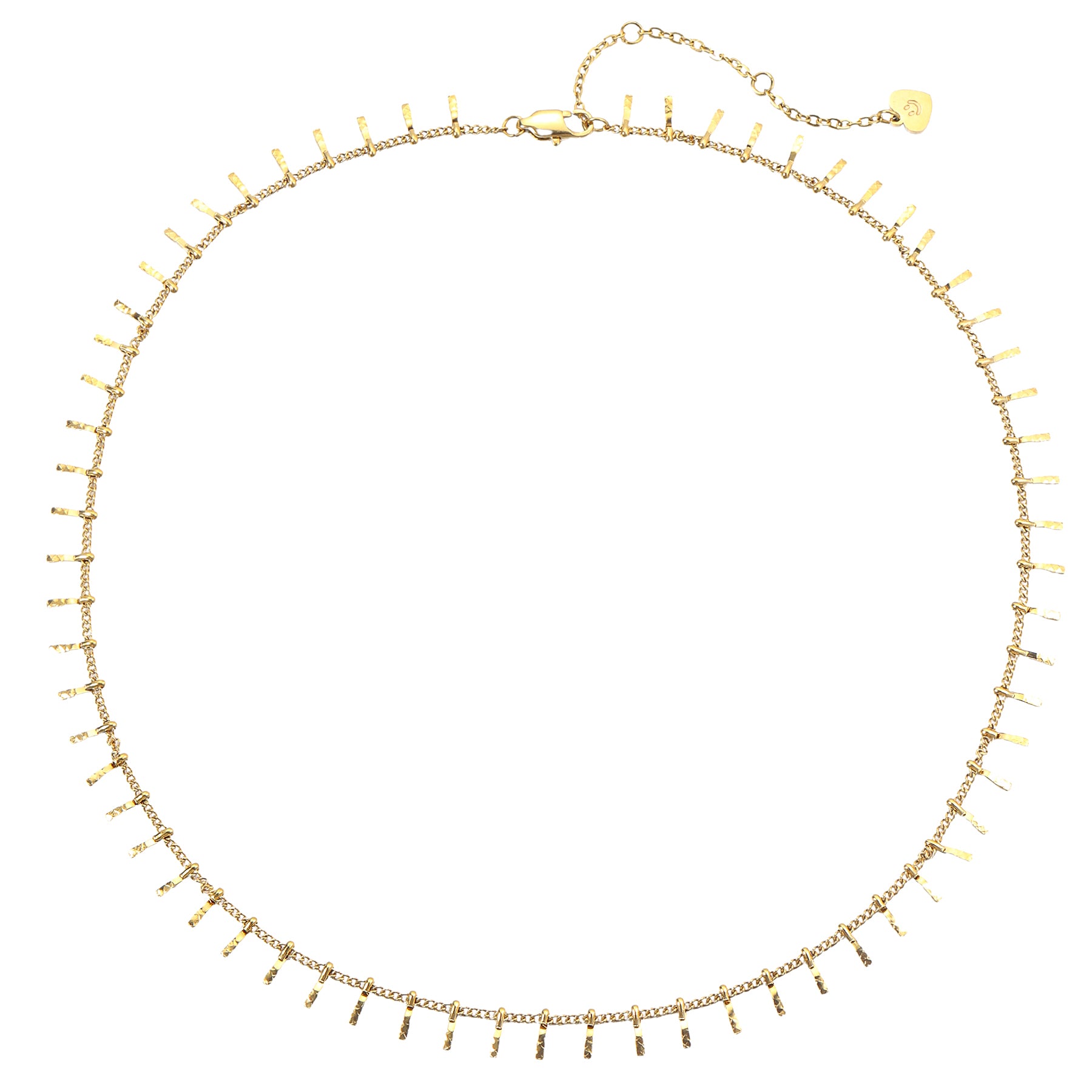 Strukturierte Bar Drop Kette – Wasserdicht