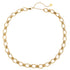 Textured Link Statement Necklace Waterproof