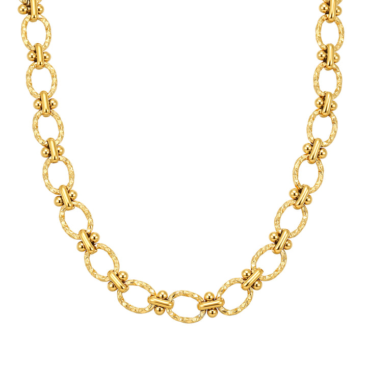 Choker Statement Eslabones Texturizados – Waterproof